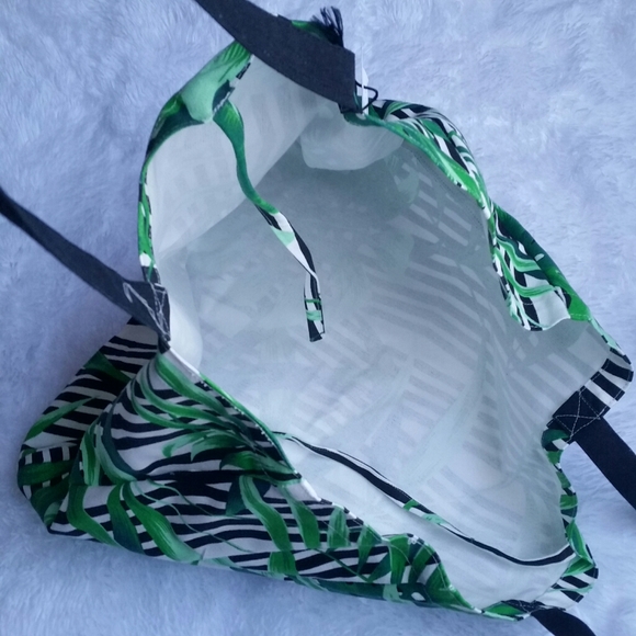 Palm Tree Canvas Tote Bag - Picture 3 of 8